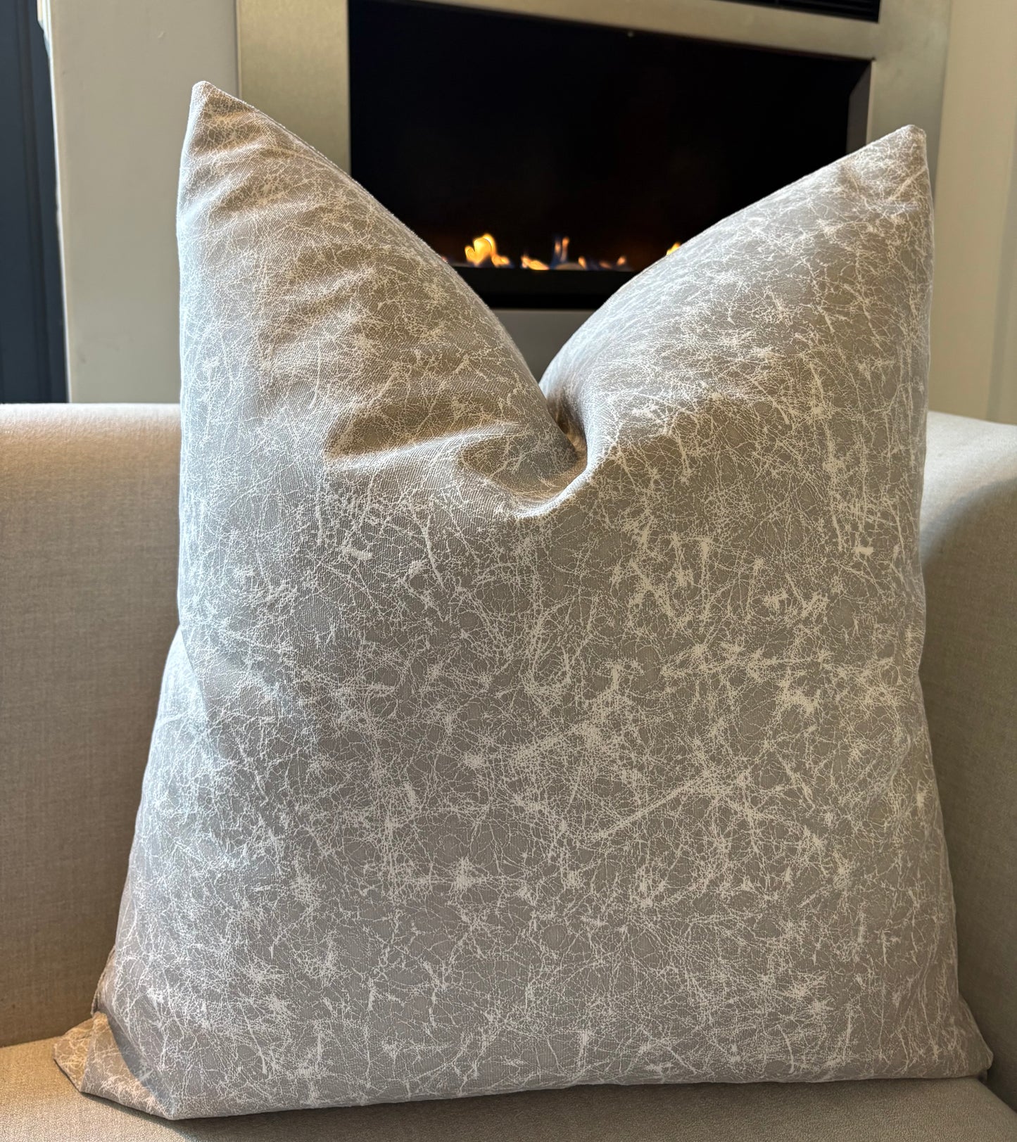 Marble Print Neutral Luxury Scatter Cushion