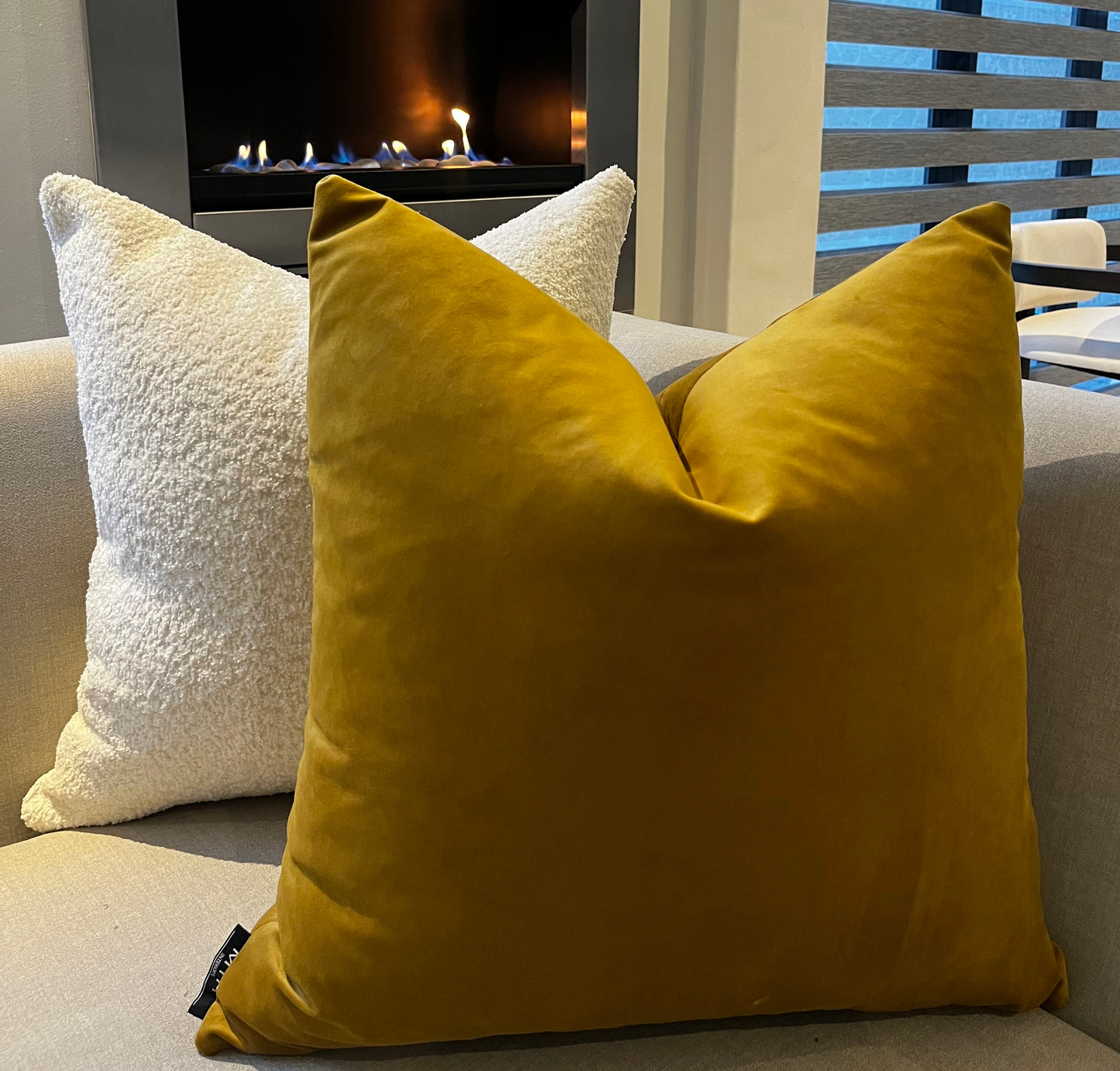 Gold Velvet Scatter Cushion