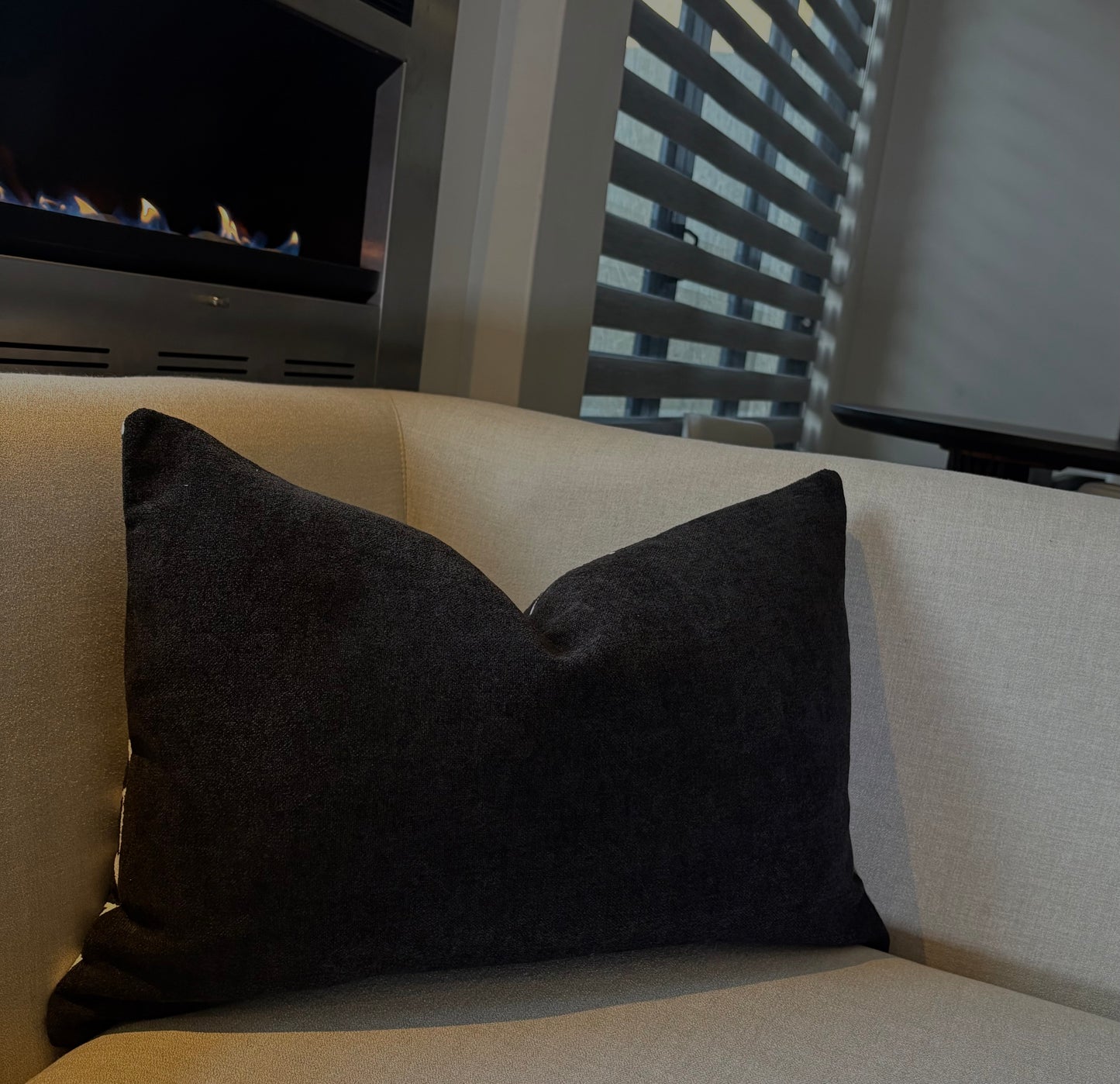 Black and White Shapes Print Scatter Cushion