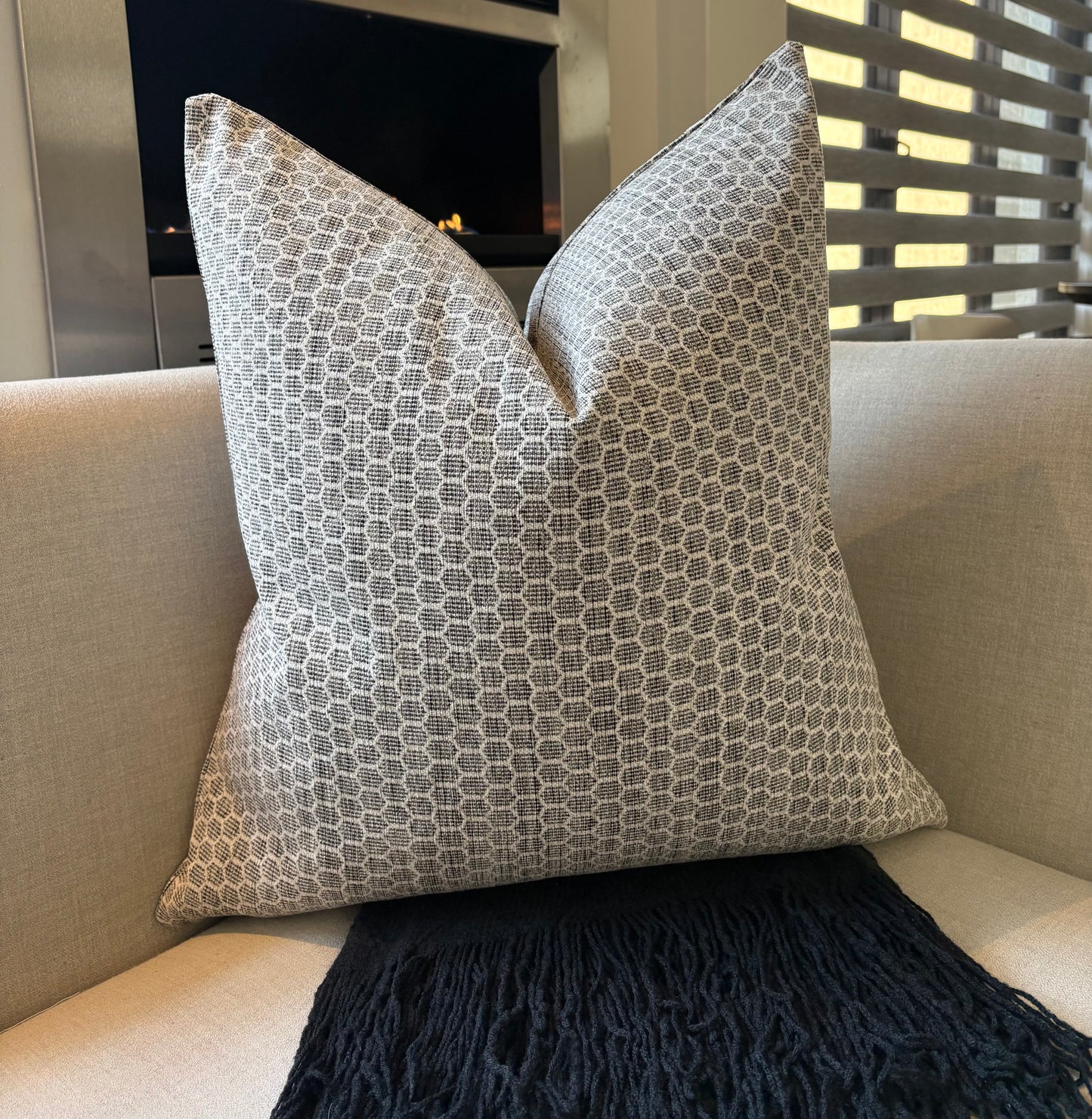 Honeycomb Accent Scatter Cushion