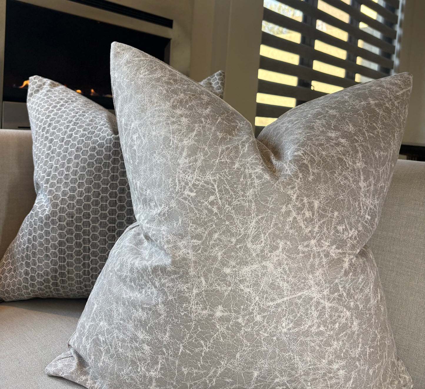 Marble Print Neutral Luxury Scatter Cushion