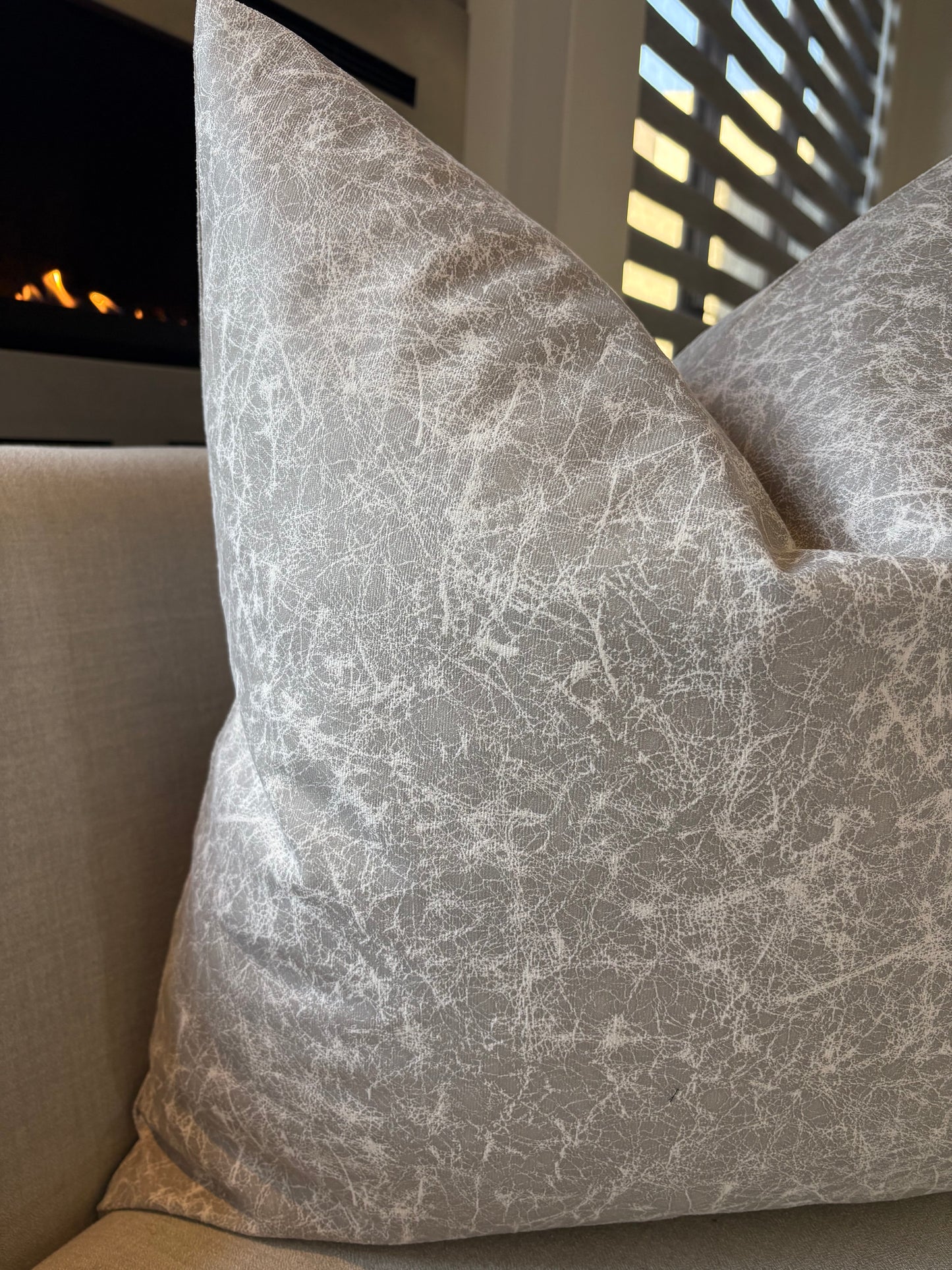 Marble Print Neutral Luxury Scatter Cushion