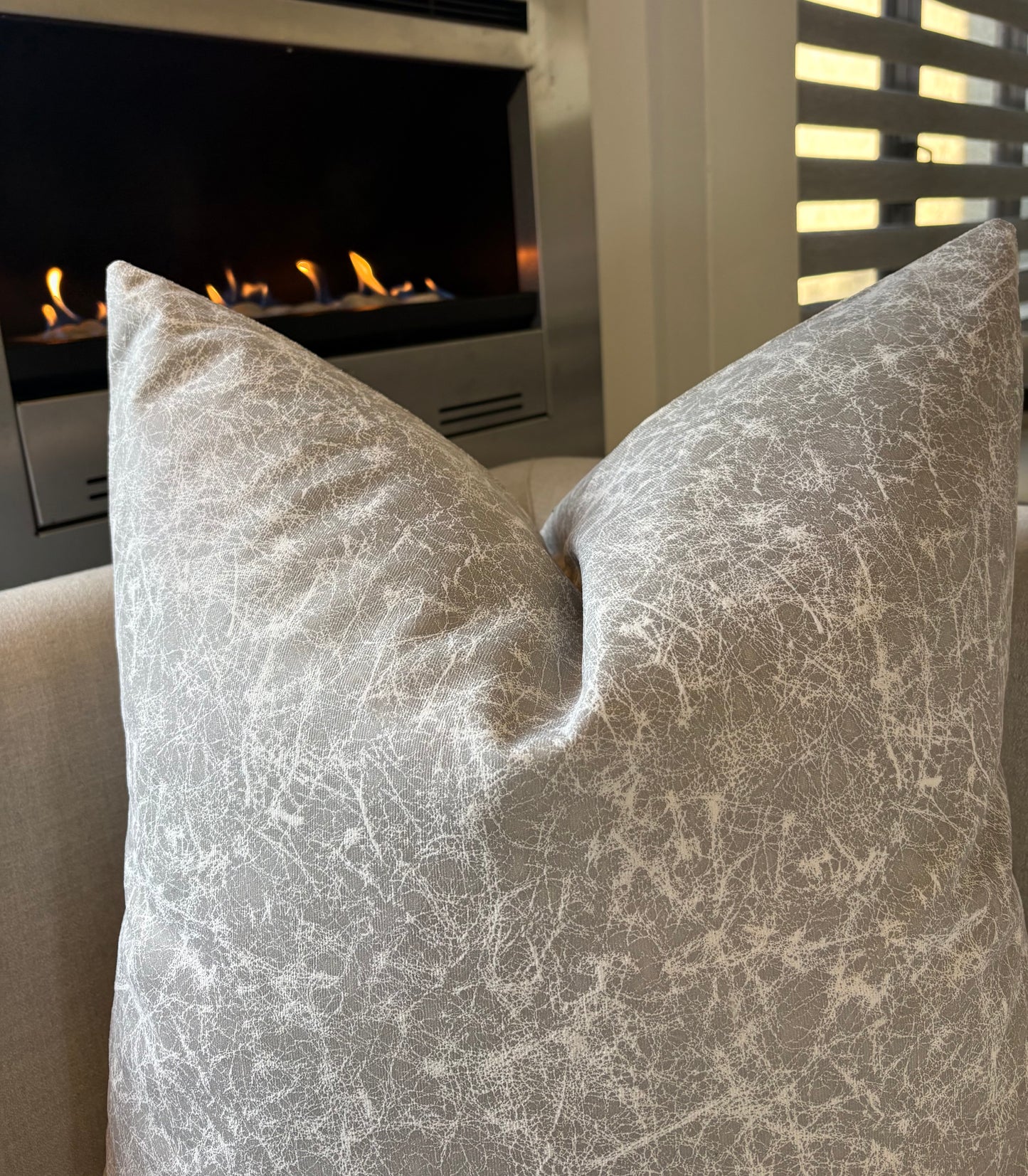 Marble Print Neutral Luxury Scatter Cushion