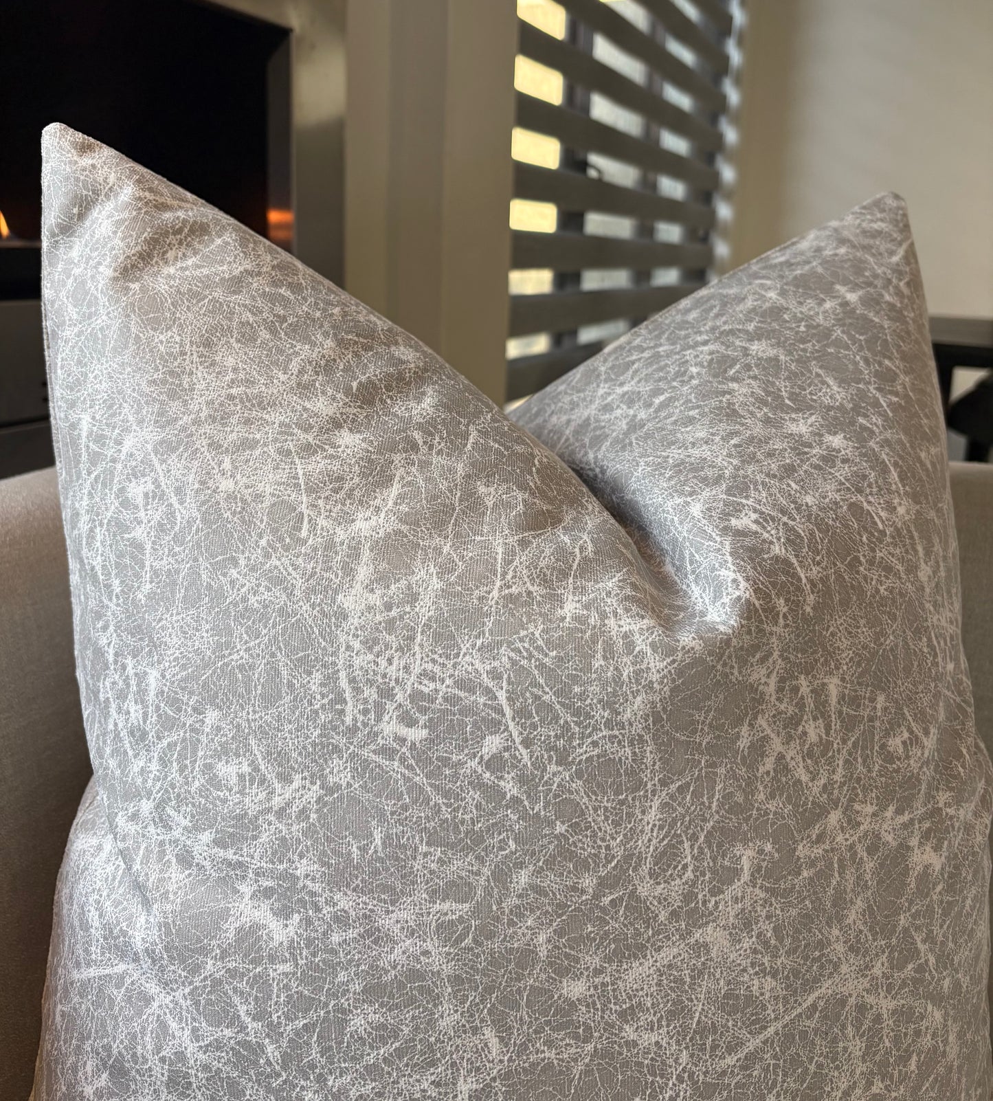 Marble Print Neutral Luxury Scatter Cushion