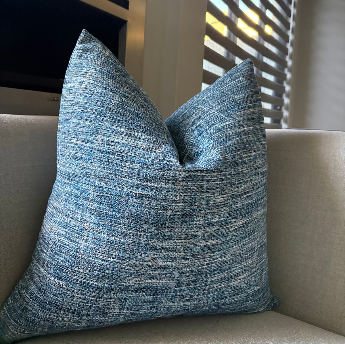 Shades of Blue Woven Scatter Cushion