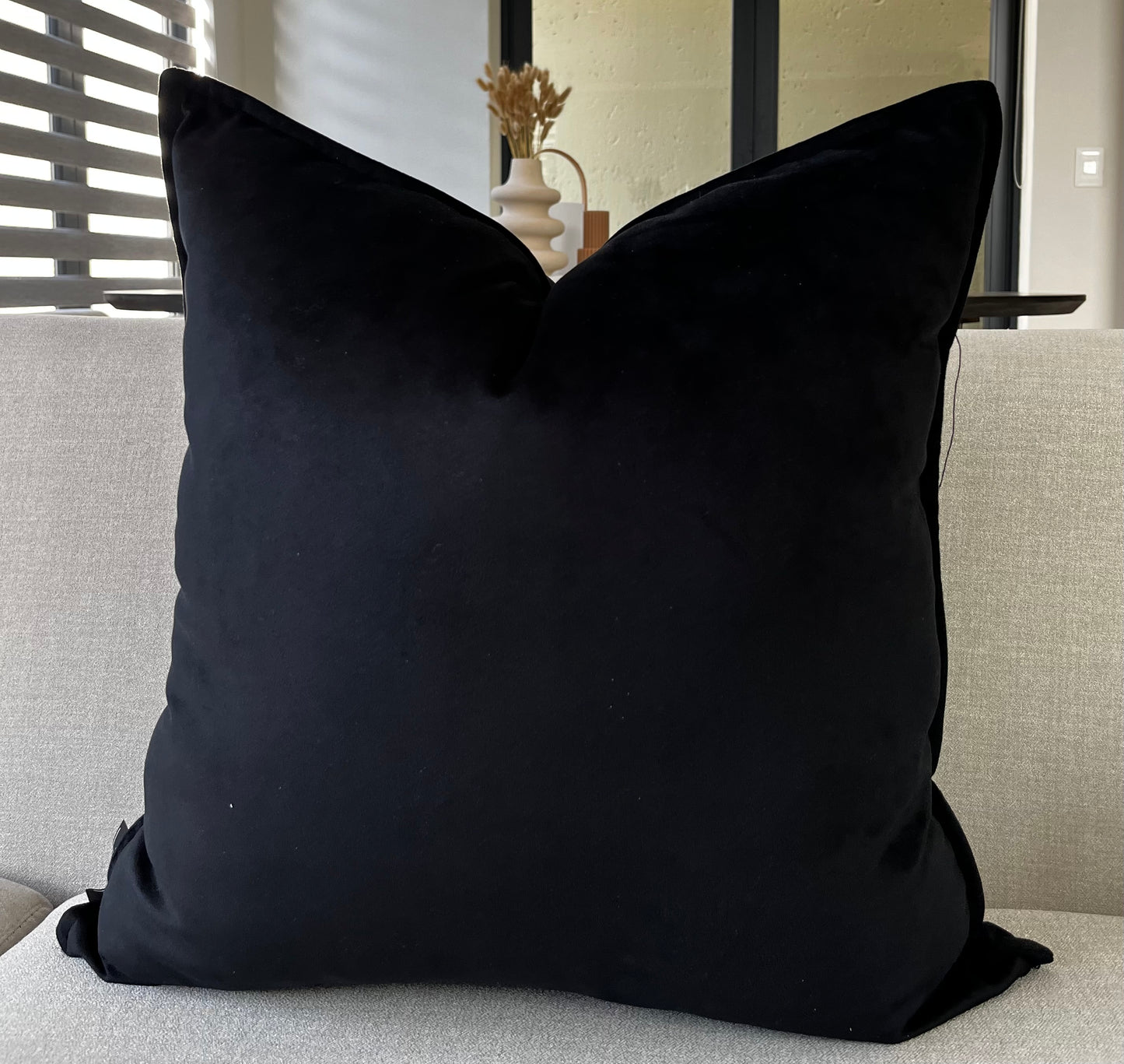 Black and White Striped Scatter Cushion